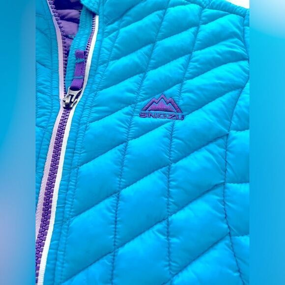 SNOZU Girls puffer jacket; Size Large (10-12)  perfect condition! - Picture 3 of 5